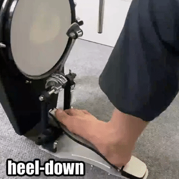 heel-down 鼓手平踩法